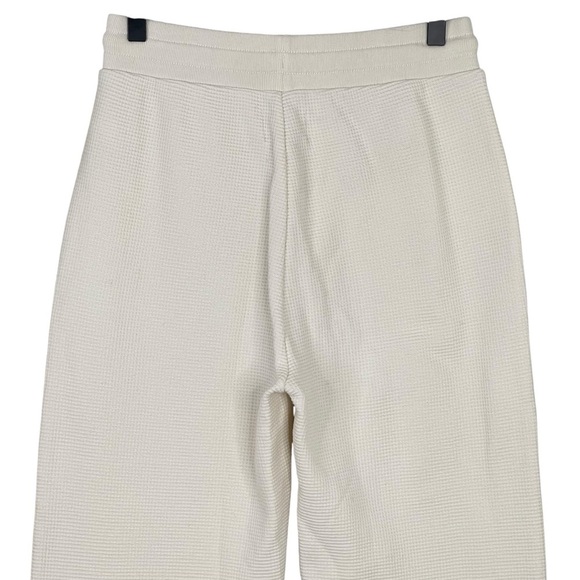 Madewell Sweatpants XS Textured Waffle Straight Drawstring Pull On Lounge Comfy - Picture 5 of 10